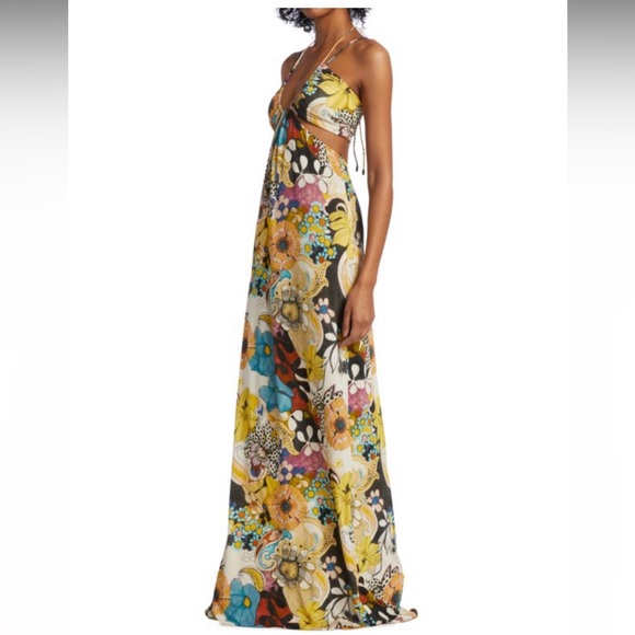 Alexis Dresses & Skirts - ALEXIS - Cassandra Floral Cutout Maxi Dress